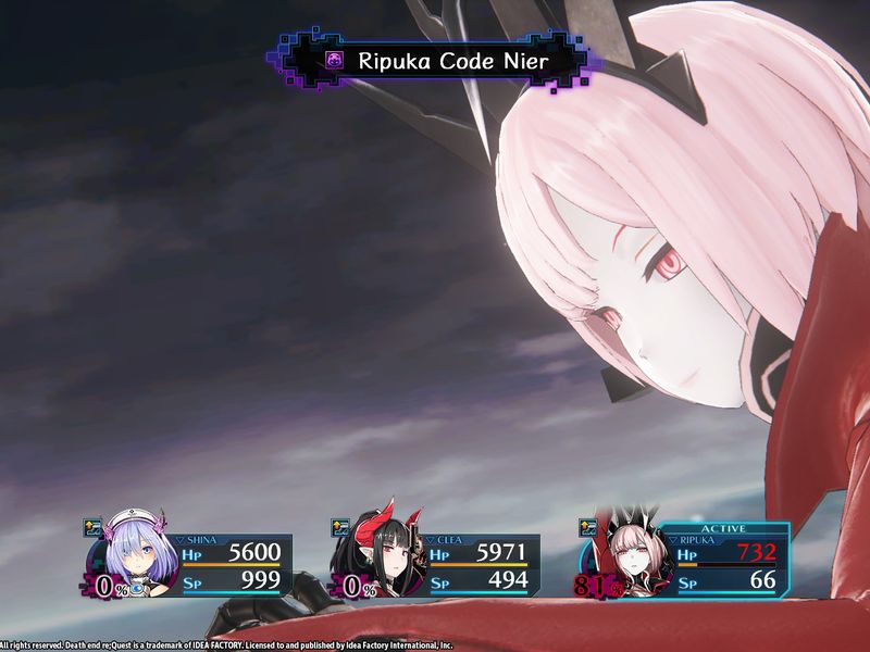 Death end re;Quest Additional Character — скриншот 2