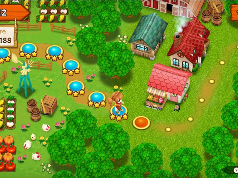 Harvest Moon Mad Dash — скриншот 1