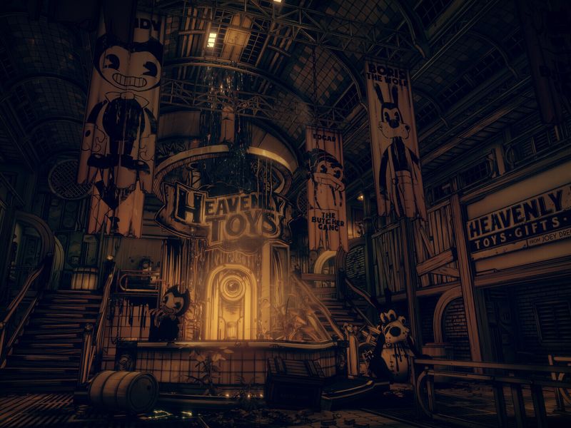 Скриншот 2 — Bendy and the Dark Revival