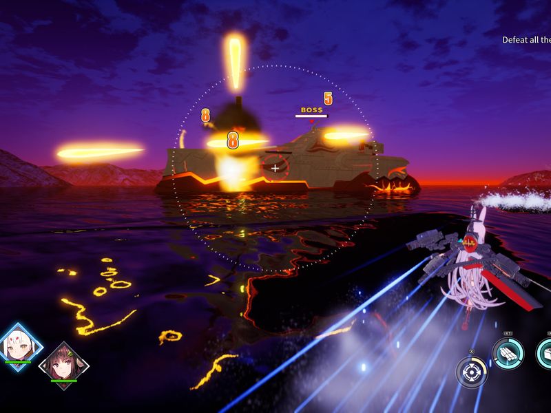 Azur Lane Crosswave — скриншот 2