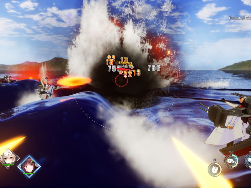 Azur Lane Crosswave — скриншот 4