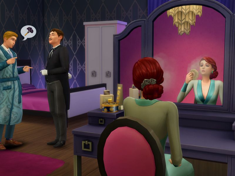 The Sims 4 Vintage Glamour Stuff — скриншот 3