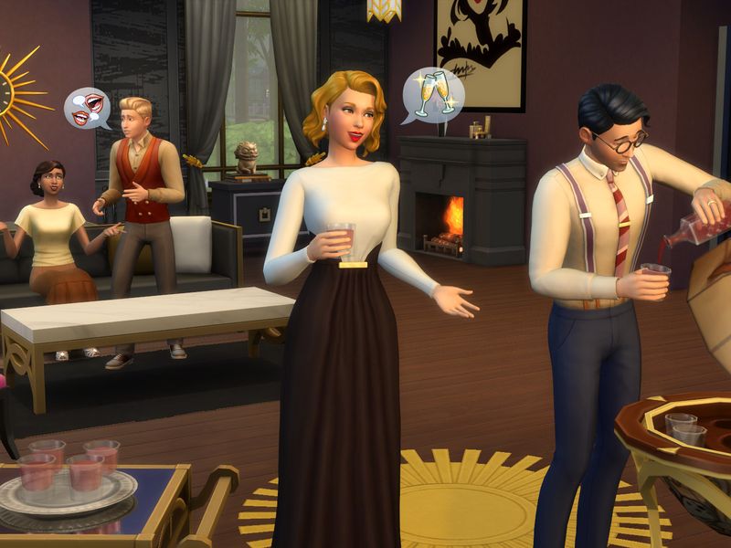 The Sims 4 Vintage Glamour Stuff — скриншот 2