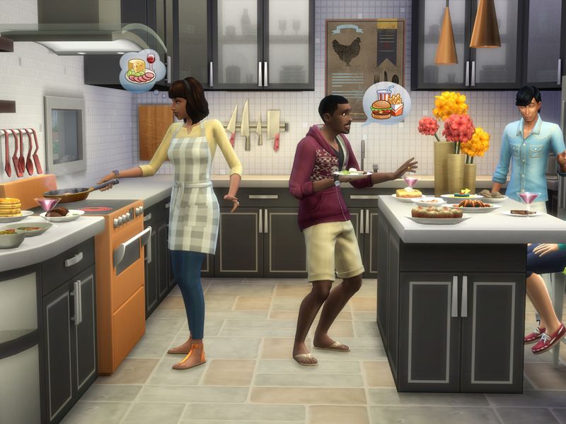 The Sims 4 Cool Kitchen Stuff — скриншот 2