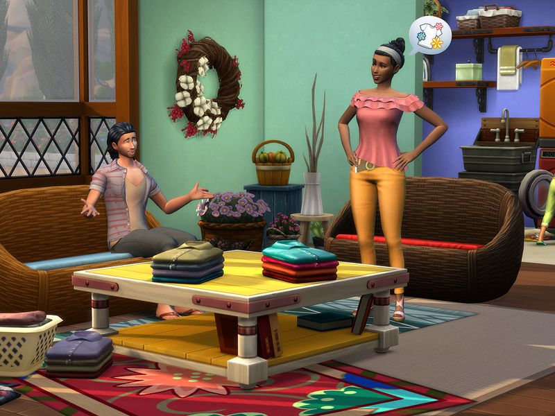 The Sims 4 Laundry Day Stuff — скриншот 1