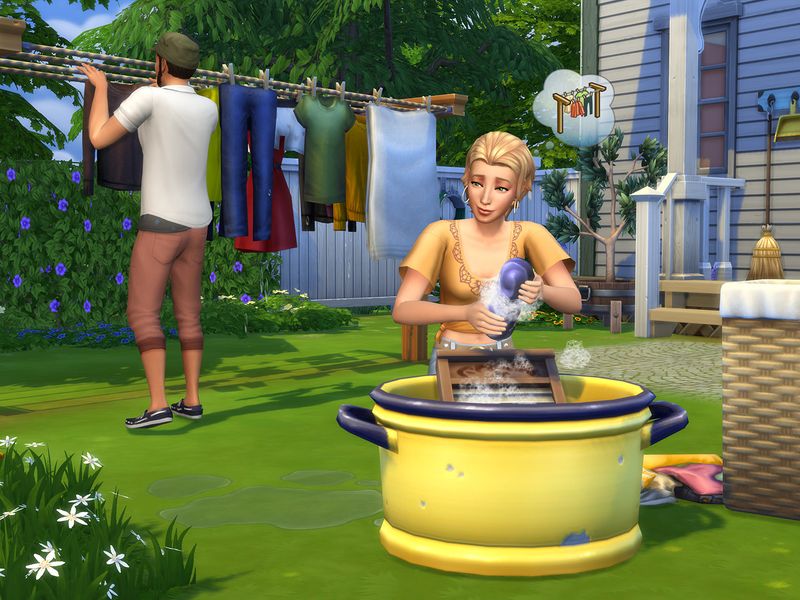 The Sims 4 Laundry Day Stuff — скриншот 3