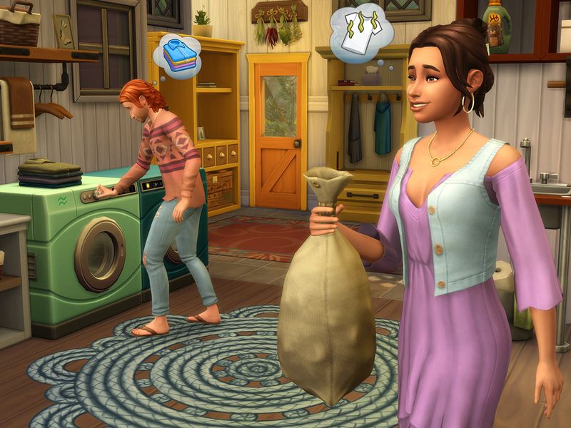 The Sims 4 Laundry Day Stuff — скриншот 2