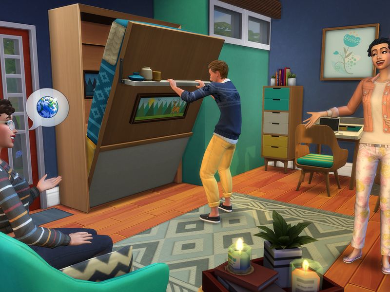 The Sims 4 Tiny Living Stuff — скриншот 4