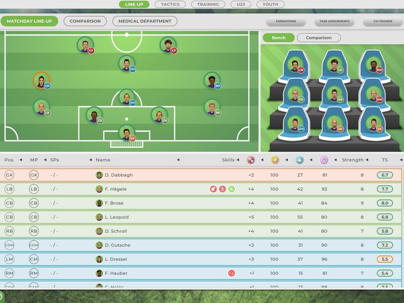 Скриншот 2 — GOAL! The Club Manager
