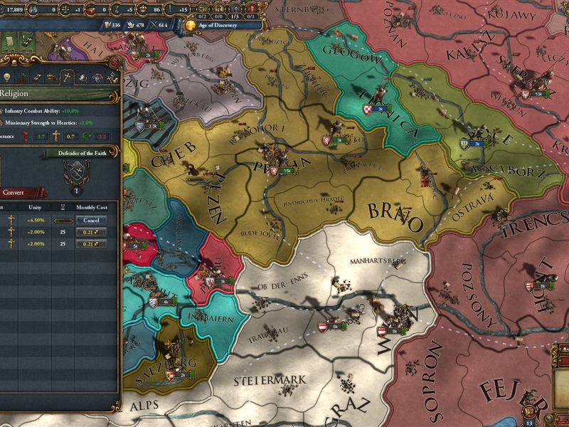 Europa Universalis IV Emperor — скриншот 4