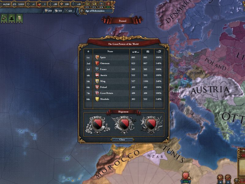 Europa Universalis IV Emperor — скриншот 1