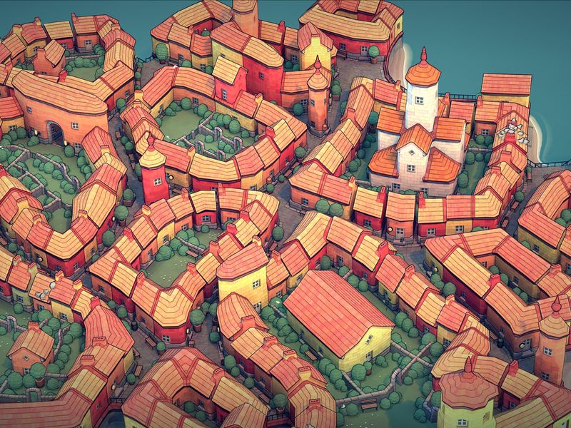 Townscaper — скриншот 5