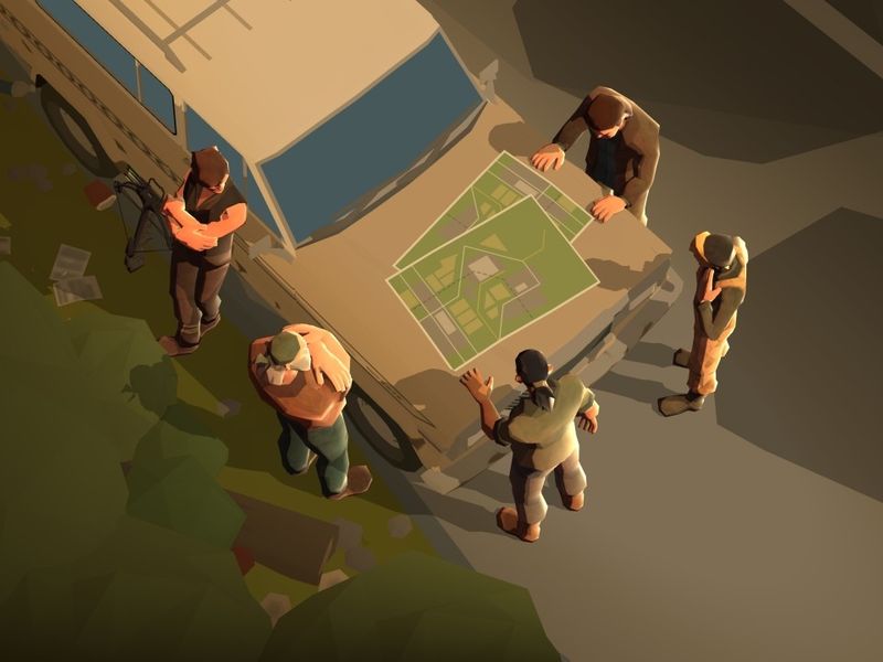 Bridge Constructor The Walking Dead — скриншот 4
