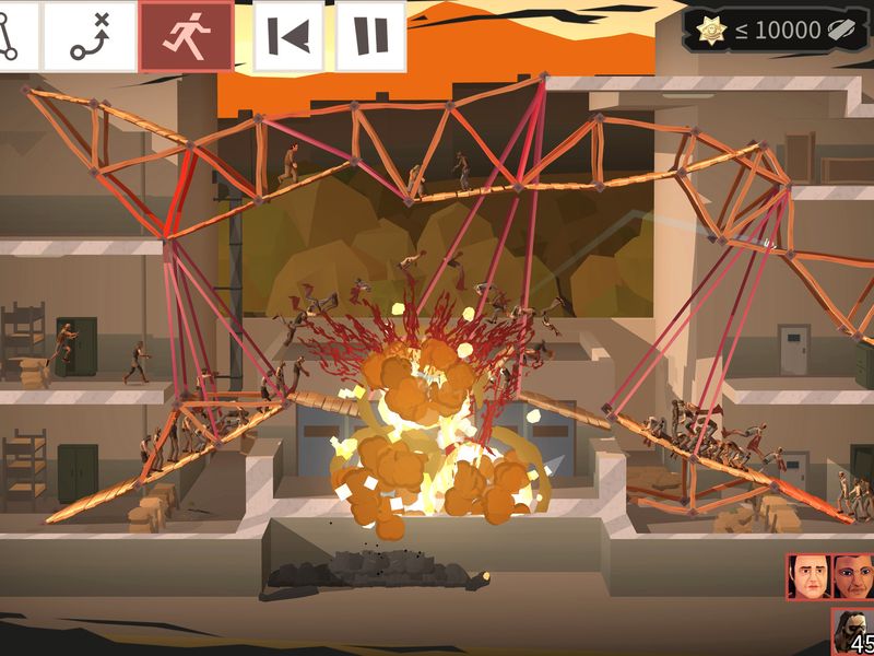Bridge Constructor The Walking Dead — скриншот 3