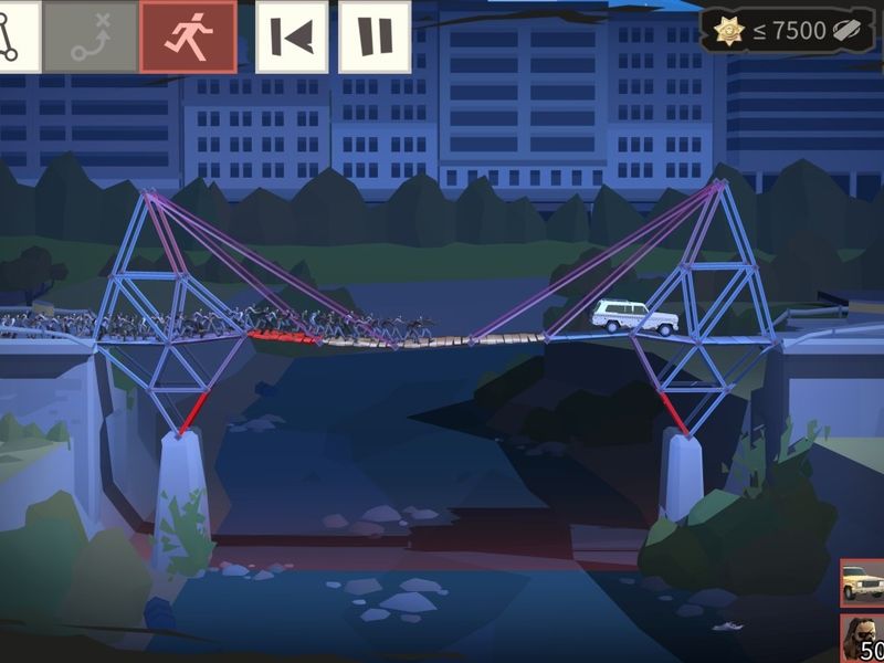 Bridge Constructor The Walking Dead — скриншот 1
