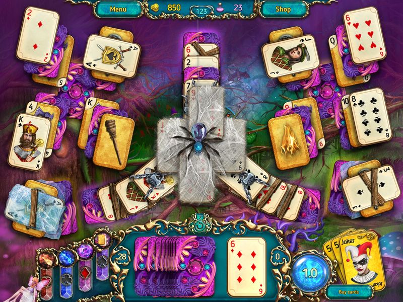 Dreamland Solitaire Dark Prophecy — скриншот 1