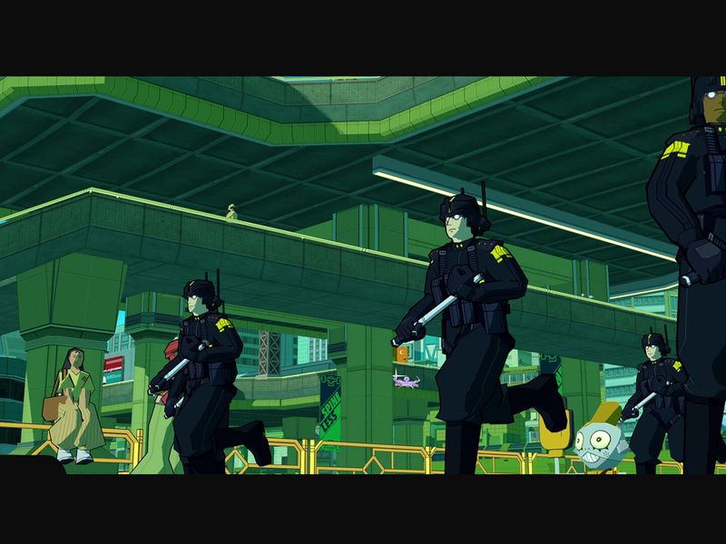 Bomb Rush Cyberfunk — скриншот 5