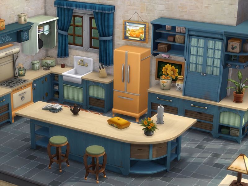The Sims 4 Country Kitchen Kit — скриншот 2