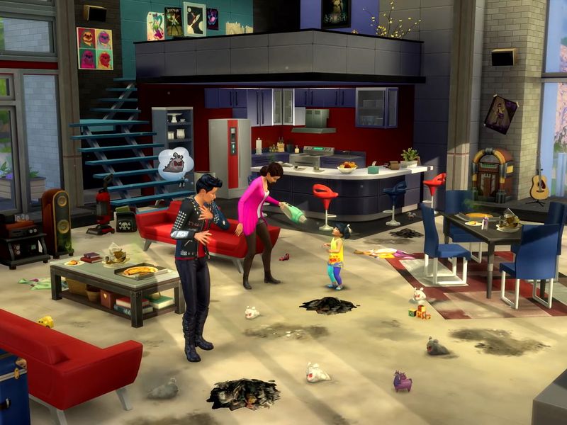 The Sims 4 Bust the Dust Kit — скриншот 3