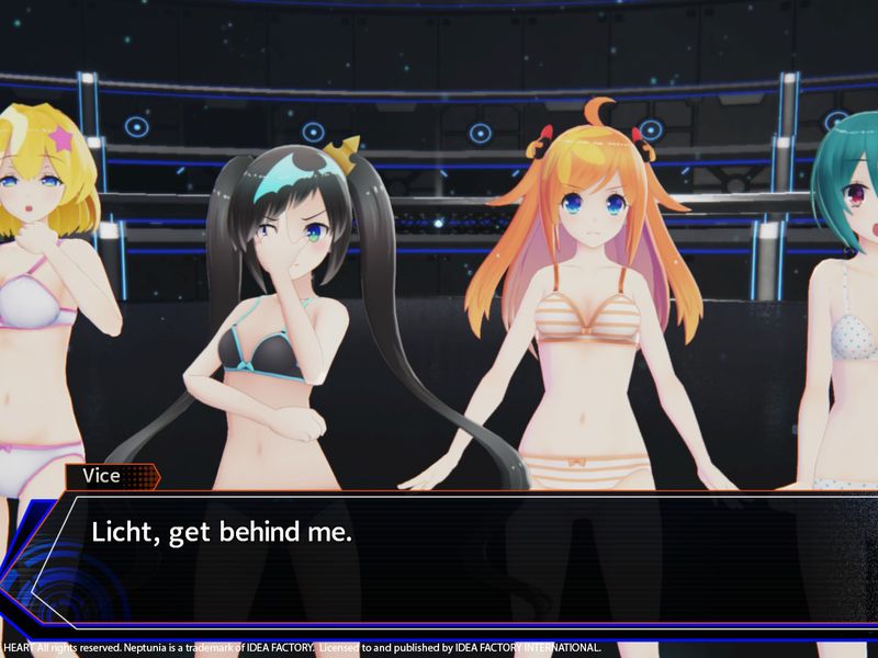 Neptunia Virtual Stars Swimsuit Outfit V Idol Set — скриншот 1