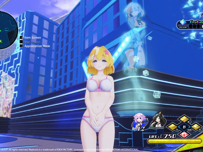 Neptunia Virtual Stars Swimsuit Outfit V Idol Set — скриншот 5