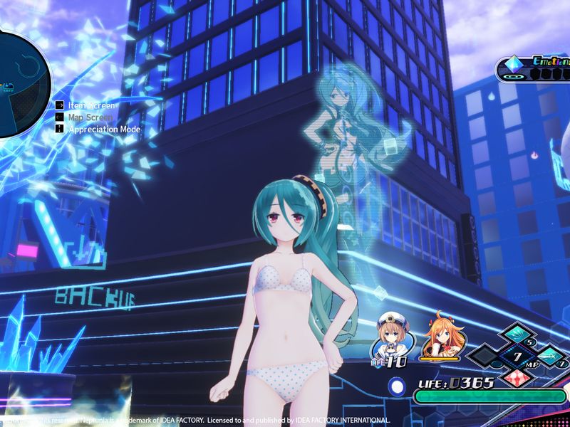 Neptunia Virtual Stars Swimsuit Outfit V Idol Set — скриншот 3