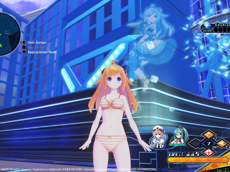 Neptunia Virtual Stars Swimsuit Outfit V Idol Set — скриншот 2