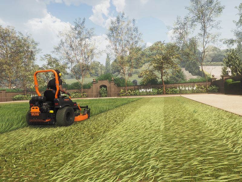 Lawn Mowing Simulator — скриншот 4