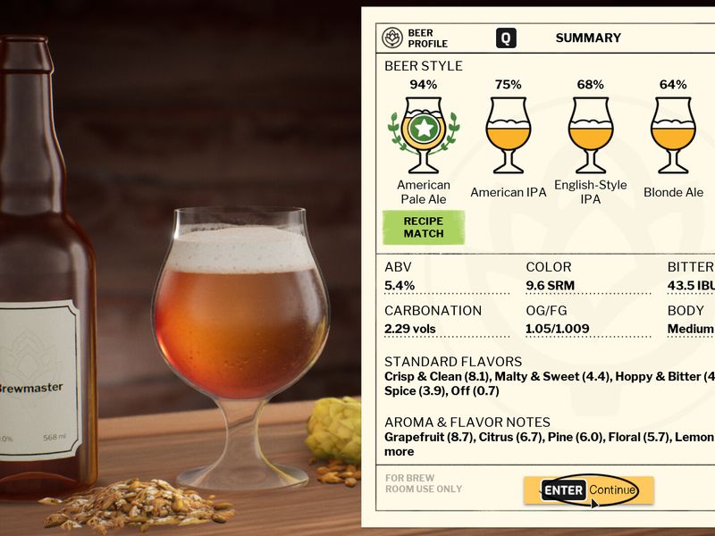 Brewmaster Beer Brewing Simulator — скриншот 1