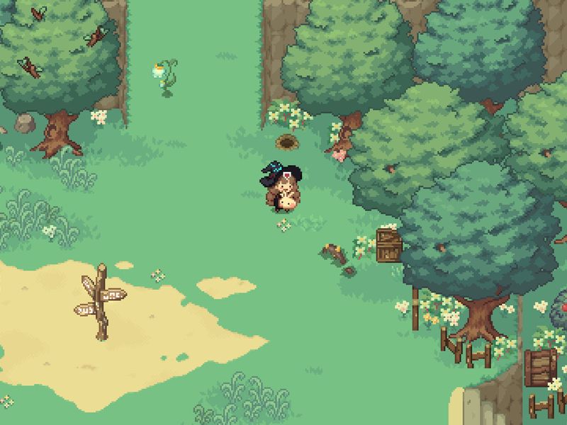 Little Witch in the Woods — скриншот 4
