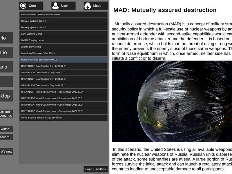 Скриншот 5 — Nuclear War Simulator