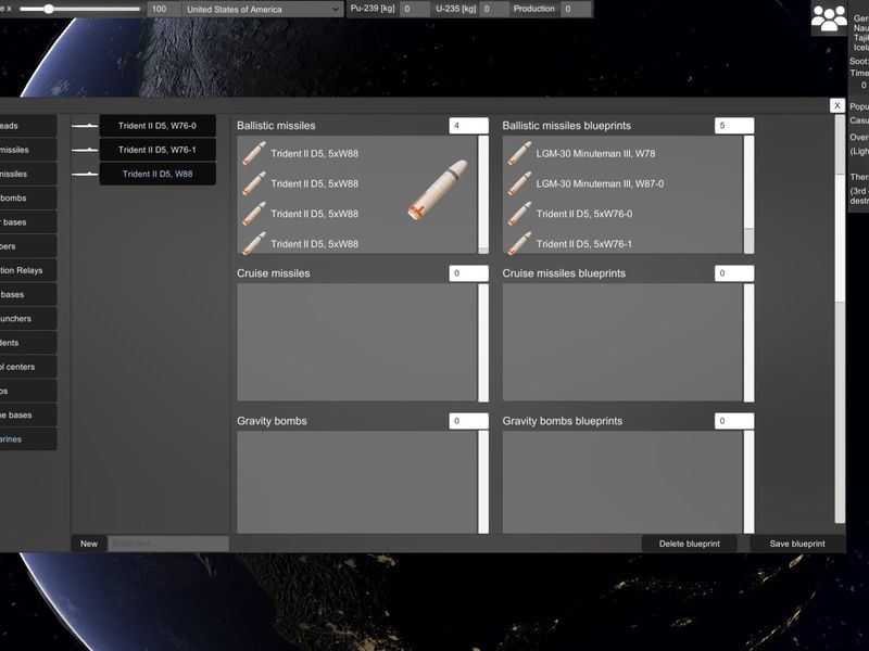 Скриншот 4 — Nuclear War Simulator