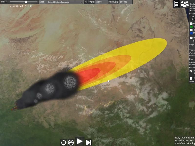 Скриншот 6 — Nuclear War Simulator