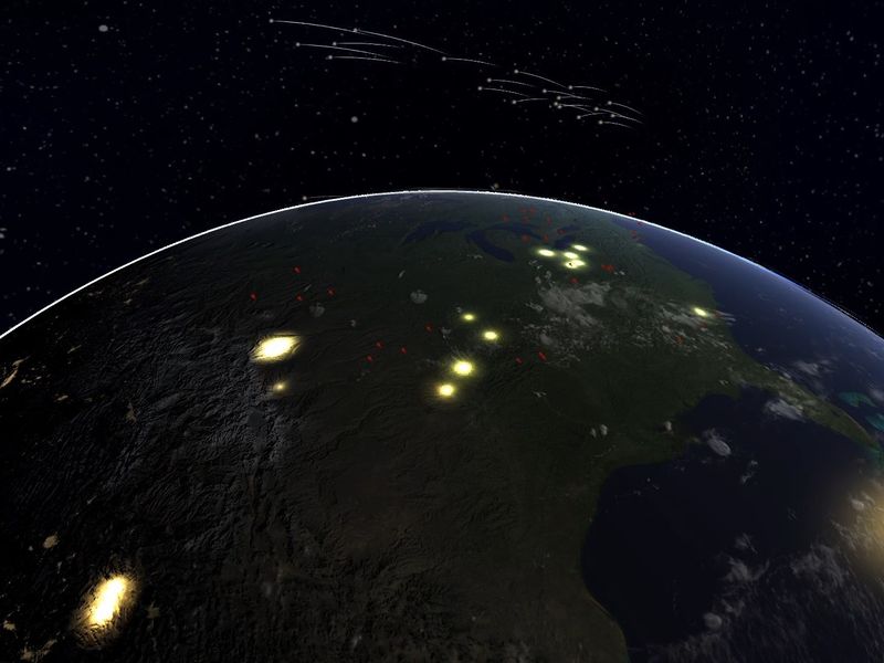 Скриншот 2 — Nuclear War Simulator