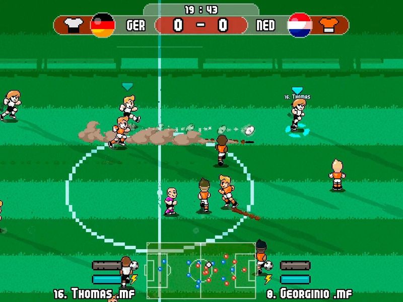 Pixel Cup Soccer — скриншот 2