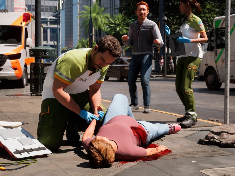 Ambulance Life A Paramedic Simulator — скриншот 1