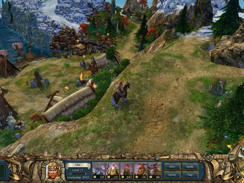 King's Bounty Warriors of the North — скриншот 1