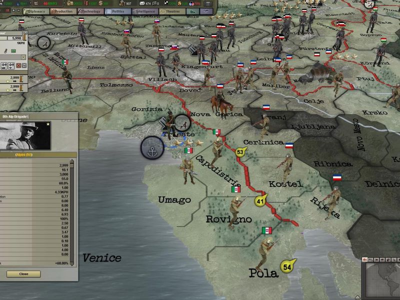 Hearts of Iron III Their Finest Hour — скриншот 7