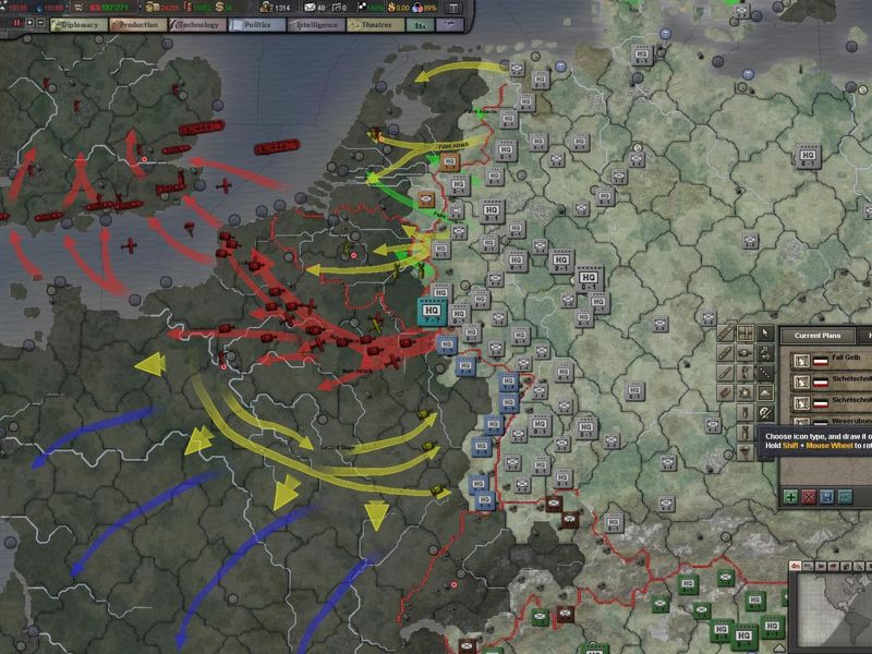 Hearts of Iron III Their Finest Hour — скриншот 4