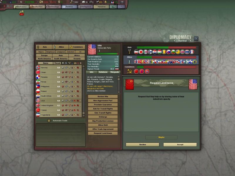 Hearts of Iron III Their Finest Hour — скриншот 6