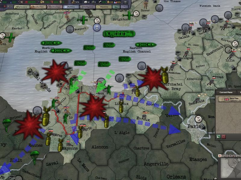 Hearts of Iron III Their Finest Hour — скриншот 3
