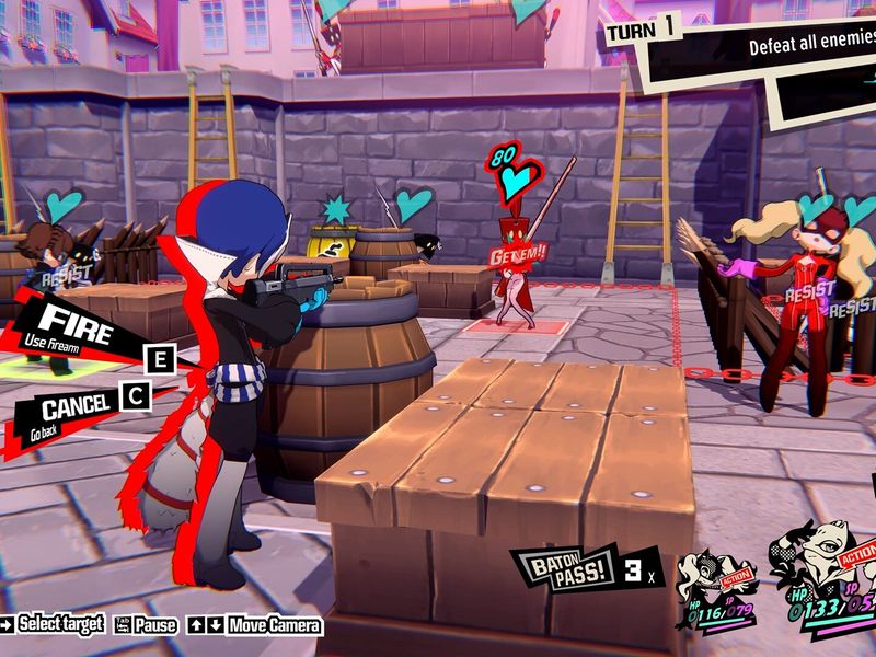 Persona 5 Tactica — скриншот 2