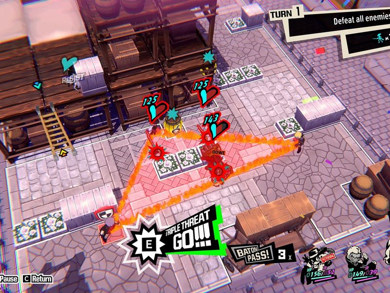 Persona 5 Tactica — скриншот 6