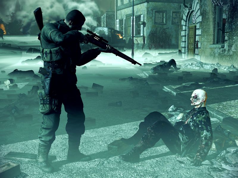 Sniper Elite Nazi Zombie Army — скриншот 1