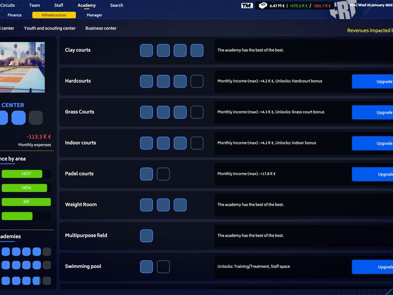 Tennis Manager 2023 — скриншот 3