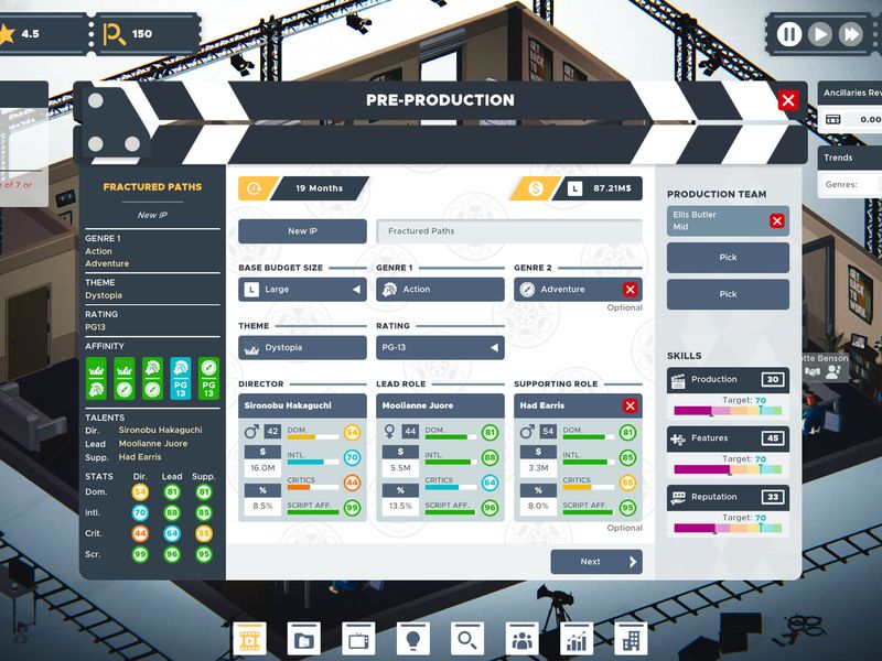 The Executive Movie Industry Tycoon — скриншот 2
