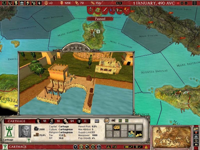 Europa Universalis Rome Gold — скриншот 3