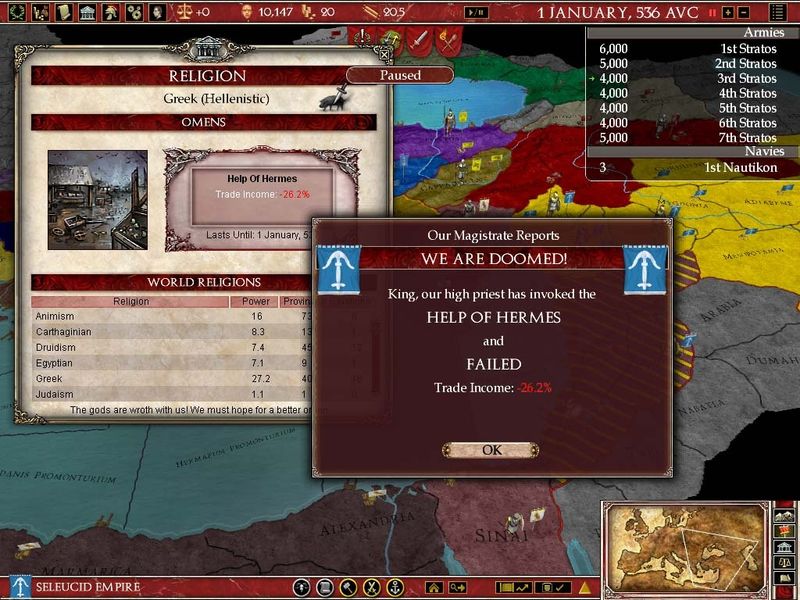 Europa Universalis Rome Gold — скриншот 5