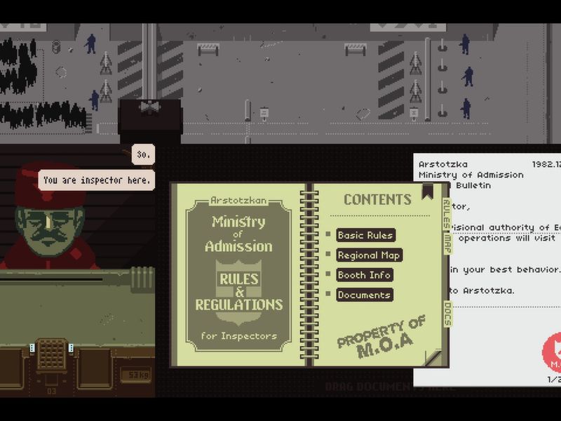 Papers, Please — скриншот 3