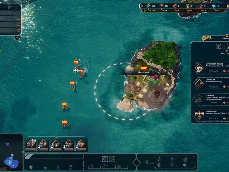 Corsairs Battle Of The Caribbean — скриншот 1